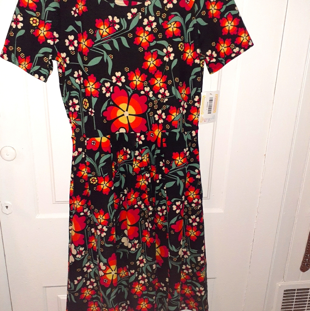 LuLaRoe Amelia dress (L)